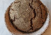Chleb Ekologiczny Razowiec Lipnicki 100% Żytni Razowy Okrągły 500g